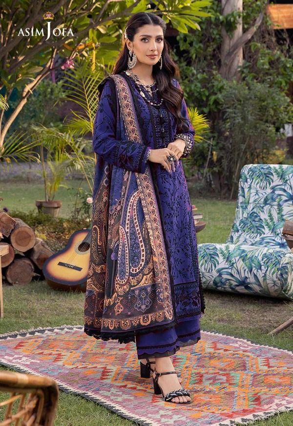 Summer Lawn Embroidery 3pcs Collection AYL3-10743