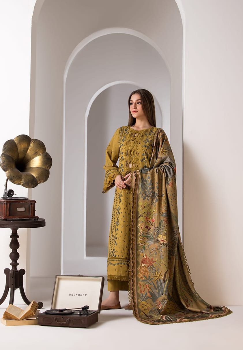 Summer Lawn Embroidery 3pcs Collection AYL3-10742