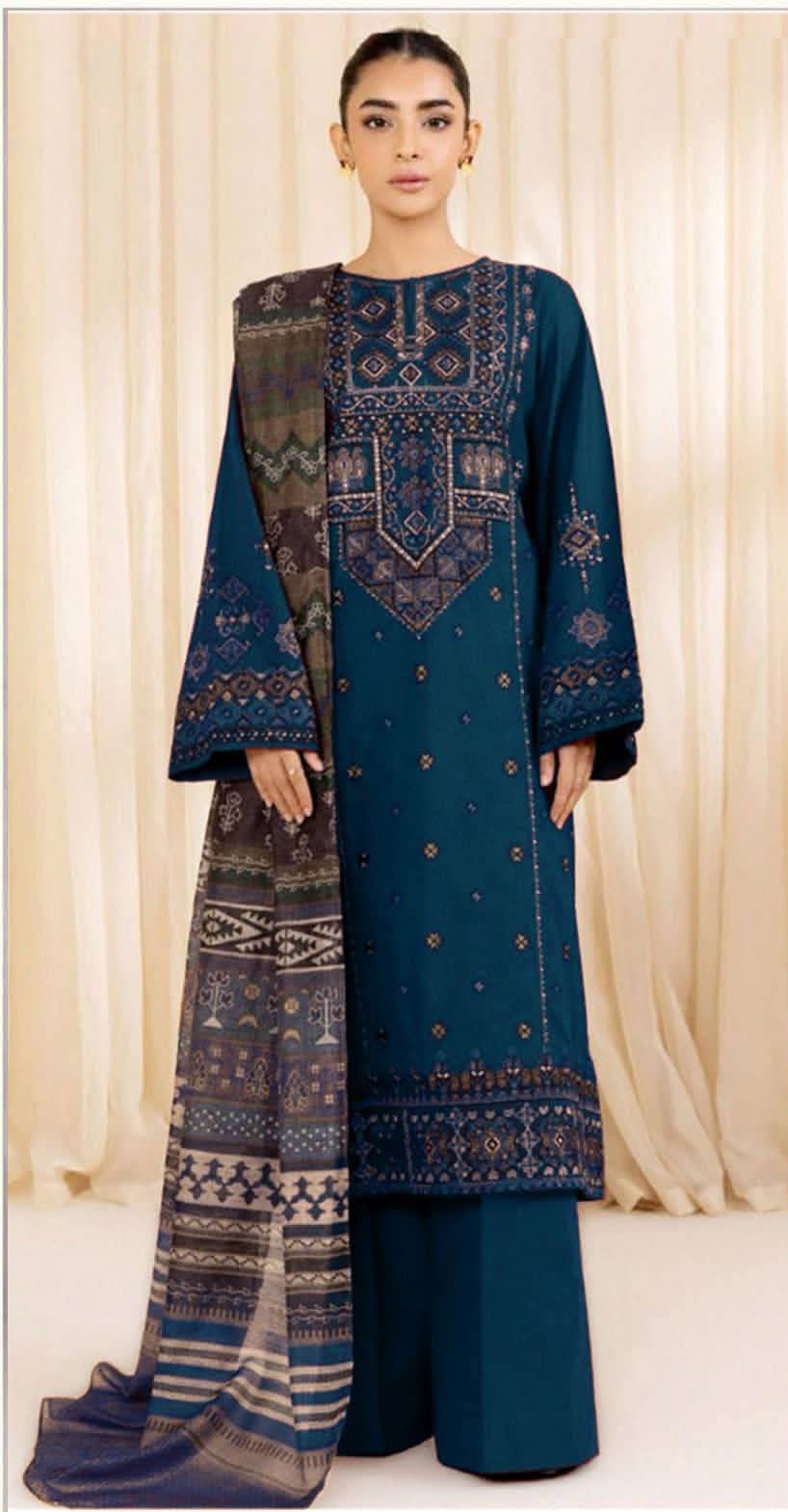Summer Lawn Embroidery 3pcs Collection AYL3-10744