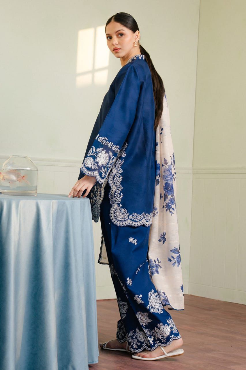 Summer Lawn Embroidery 3pcs Collection AYL3-10749