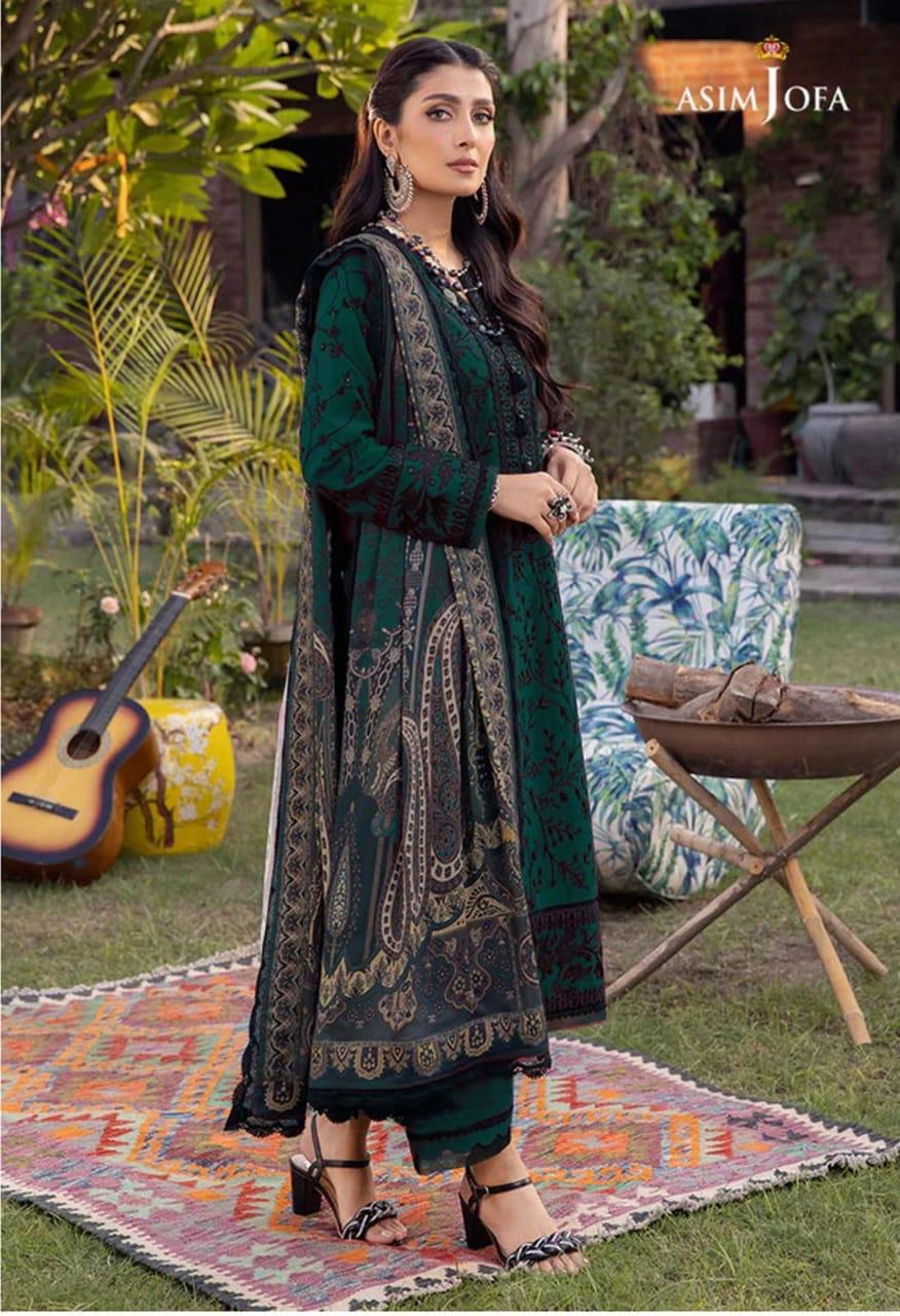 Summer Lawn Embroidery 3pcs Collection AYL3-10756