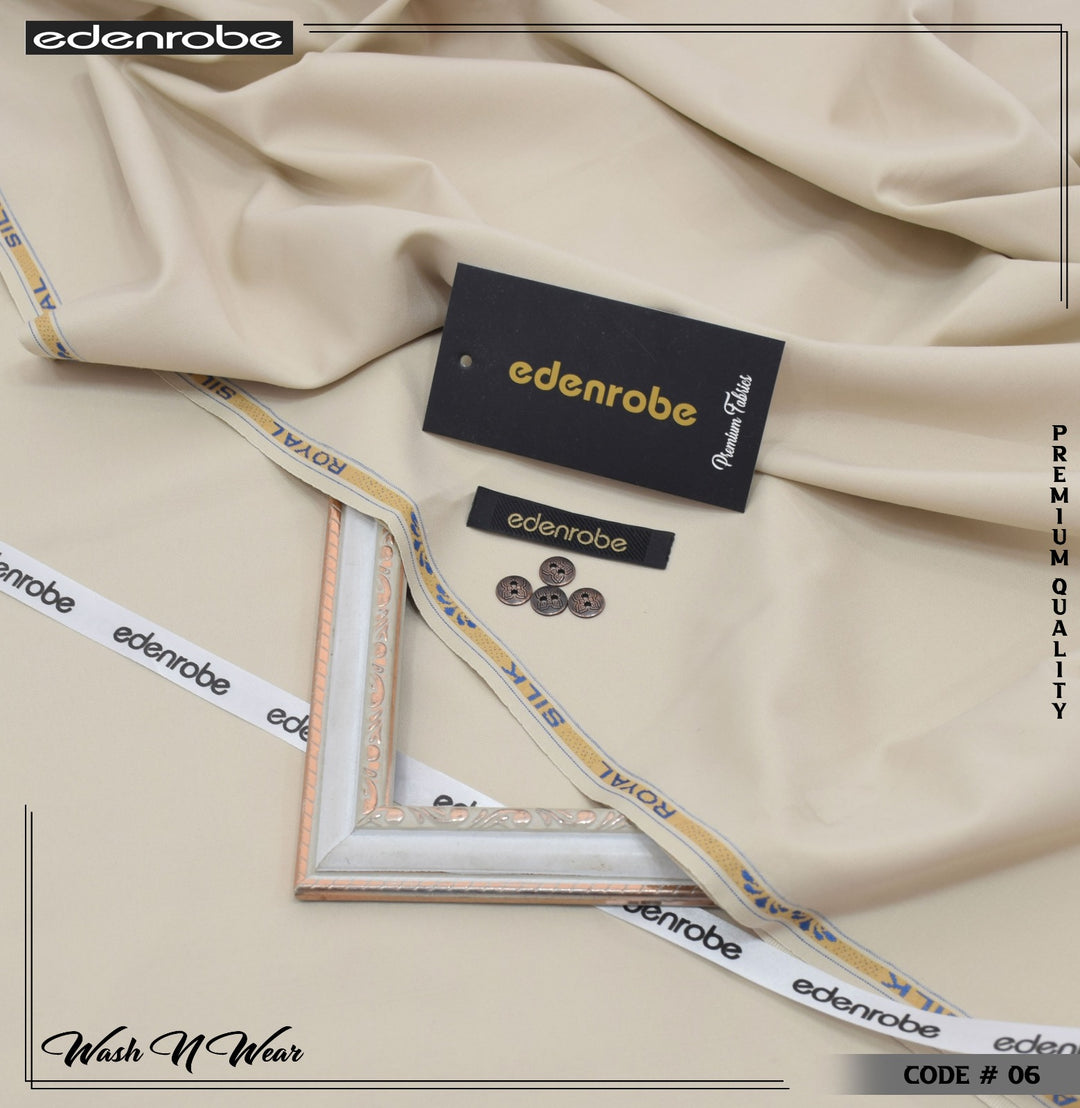 Royal Silk Edenrobe Premium Wash & Wear 4 season Suit Beige