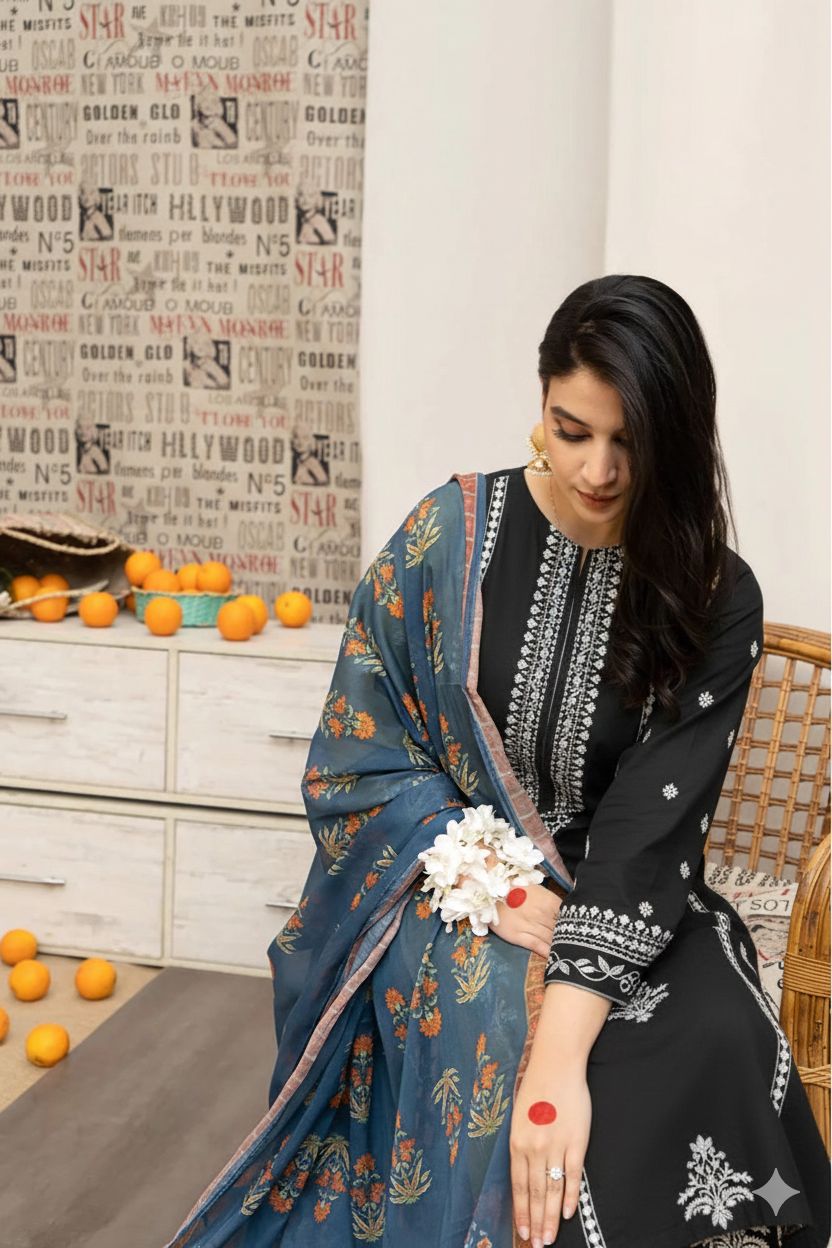 Summer Lawn 3pcs Embroidery Collection AYL3-11032