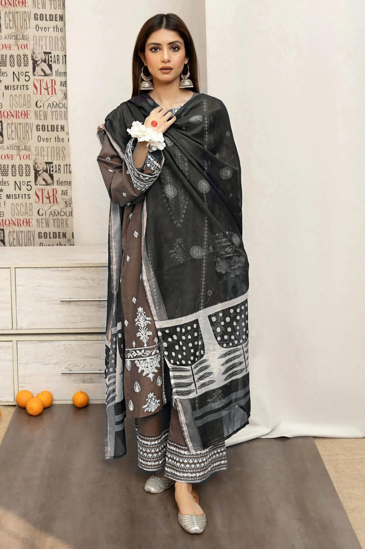 Summer Lawn 3pcs Embroidery Collection AYL3-11030
