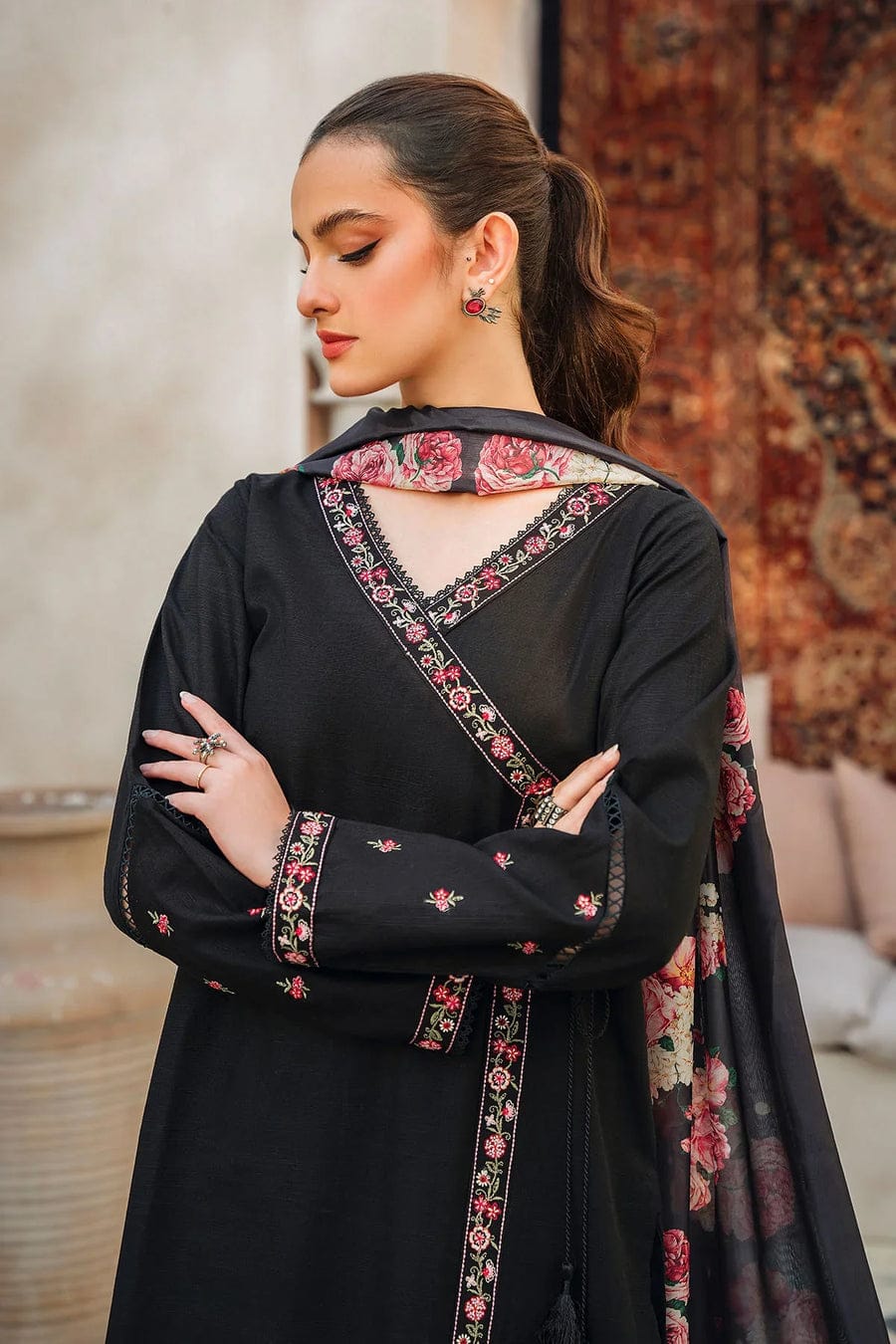 Summer Lawn 3pcs Embroidery Collection AYL3-11026
