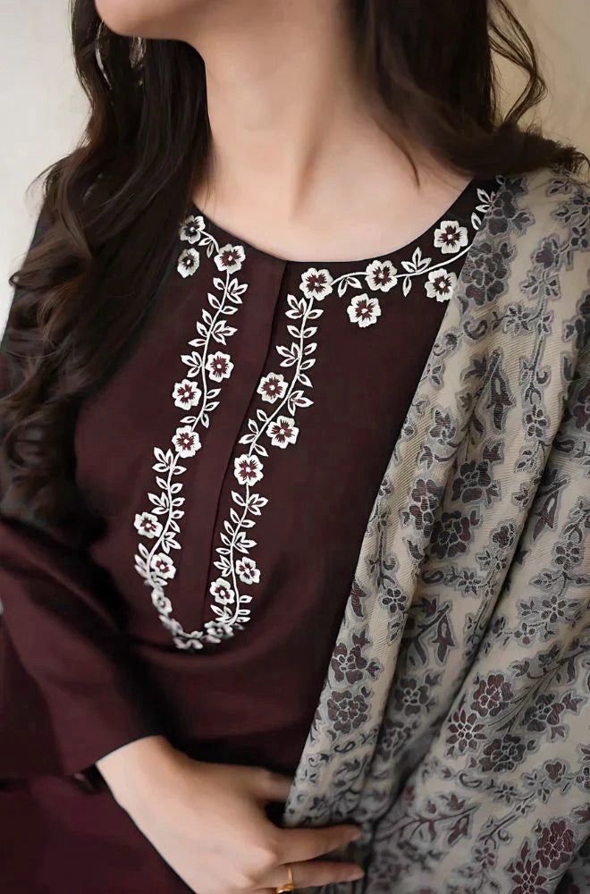 Summer Lawn 3pcs Embroidery Collection AYL3-11025