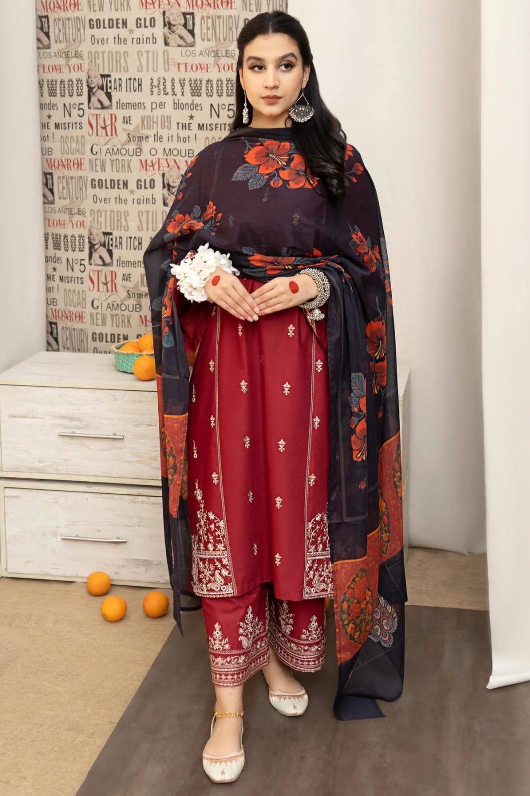 Summer Lawn 3pcs Embroidery Collection AYL3-11017