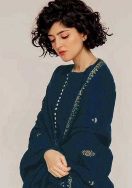 Summer Lawn 3pcs Embroidery Collection AYL3-11006