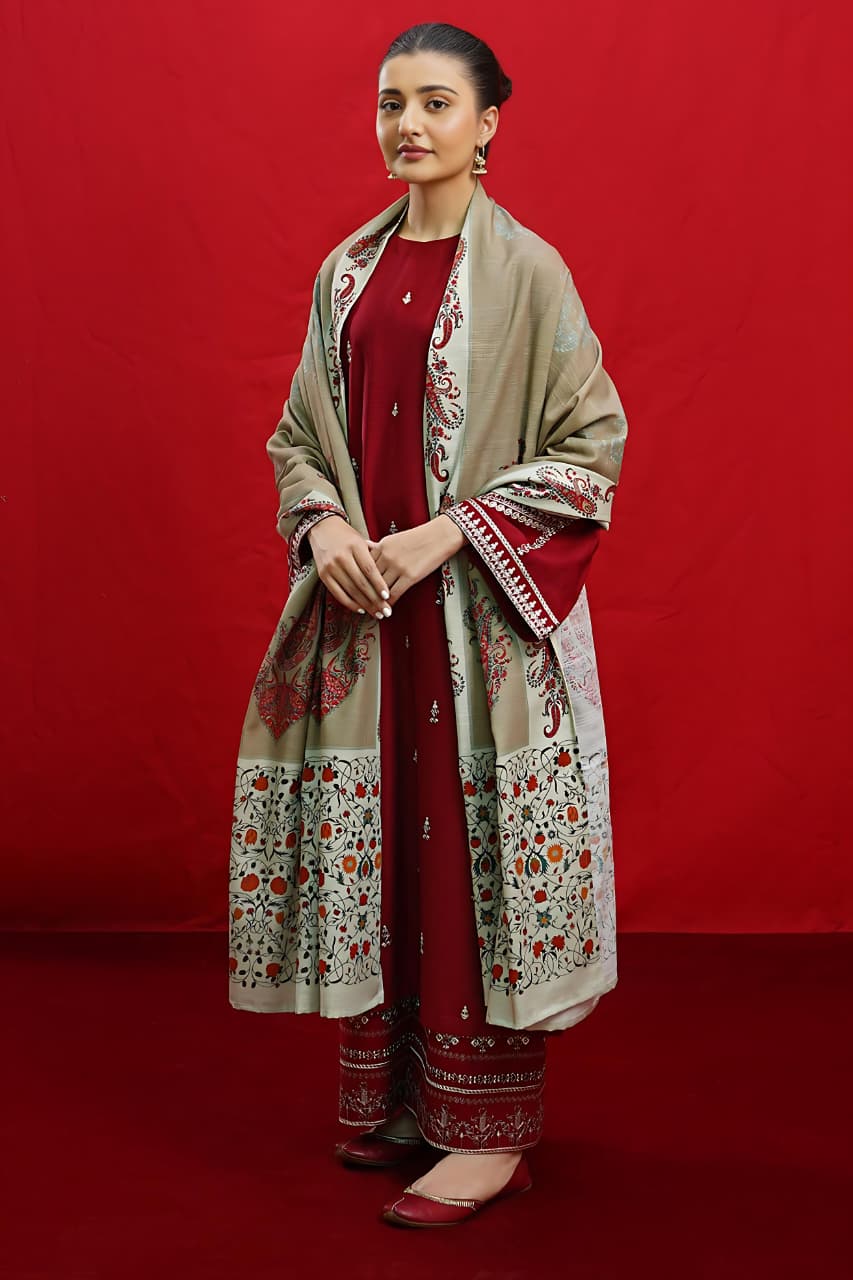 Summer Lawn 3pcs Embroidery Collection AYL3-11003