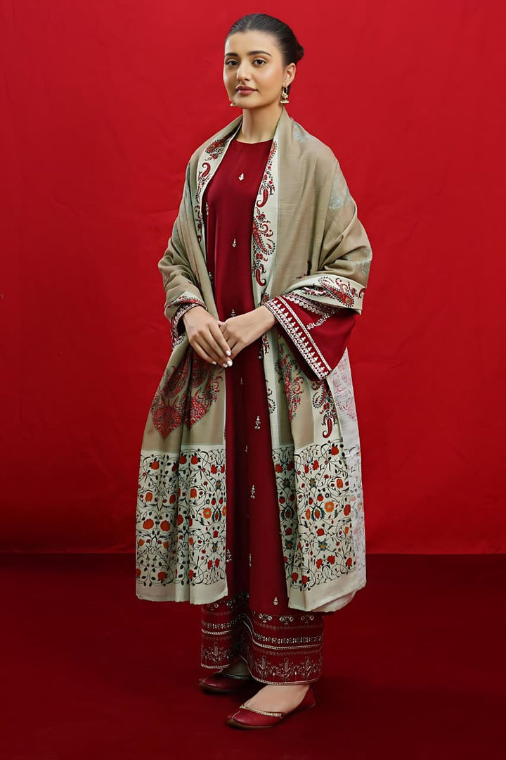 Summer Lawn 3pcs Embroidery Collection AYL3-11003