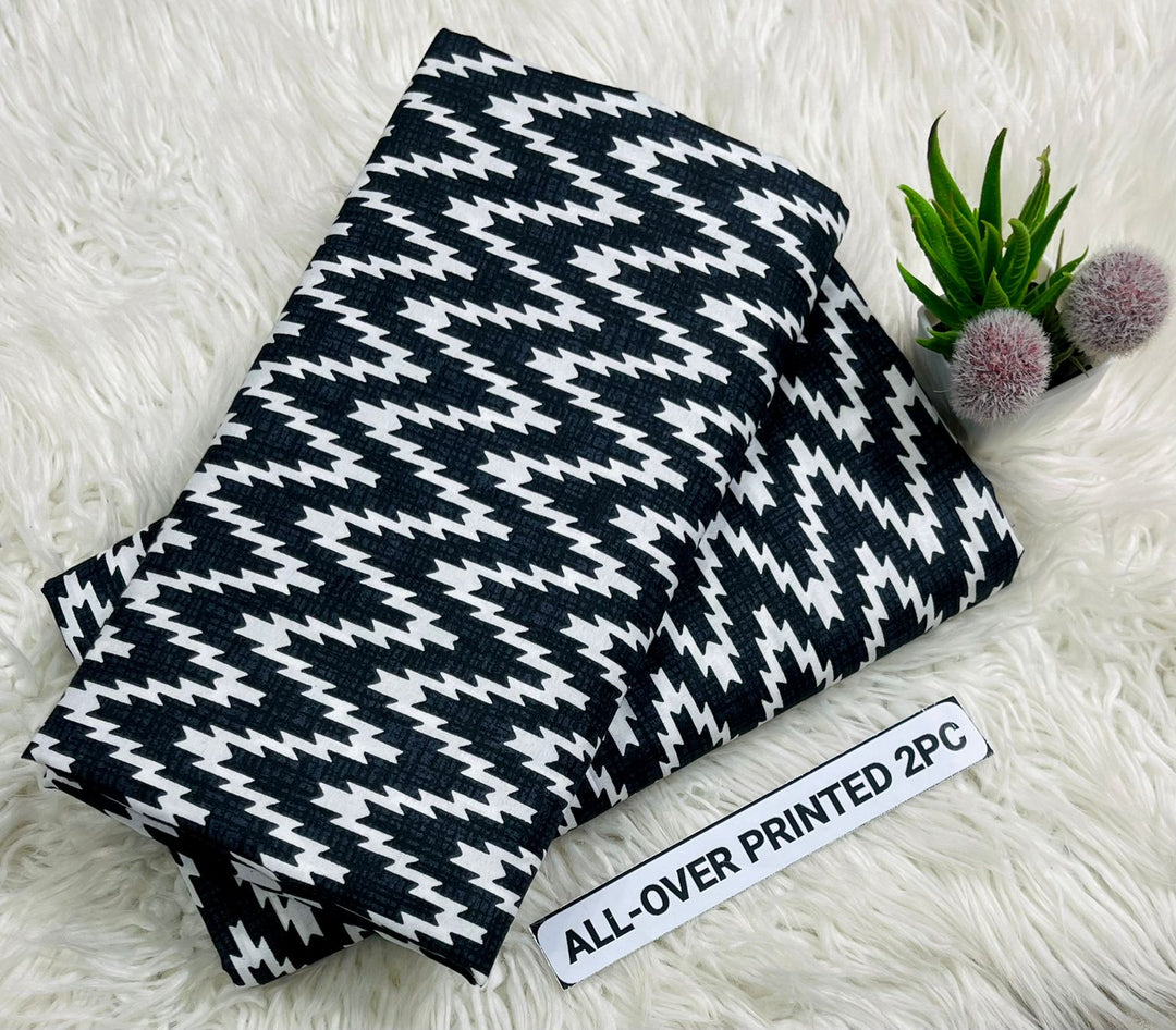 Summer Cotton All over 2pcs Premium Monochrome Pulse