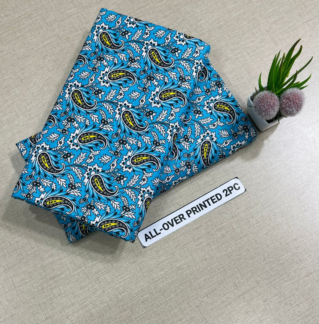 Summer Cotton All over 2pcs Premium Aqua Ripple