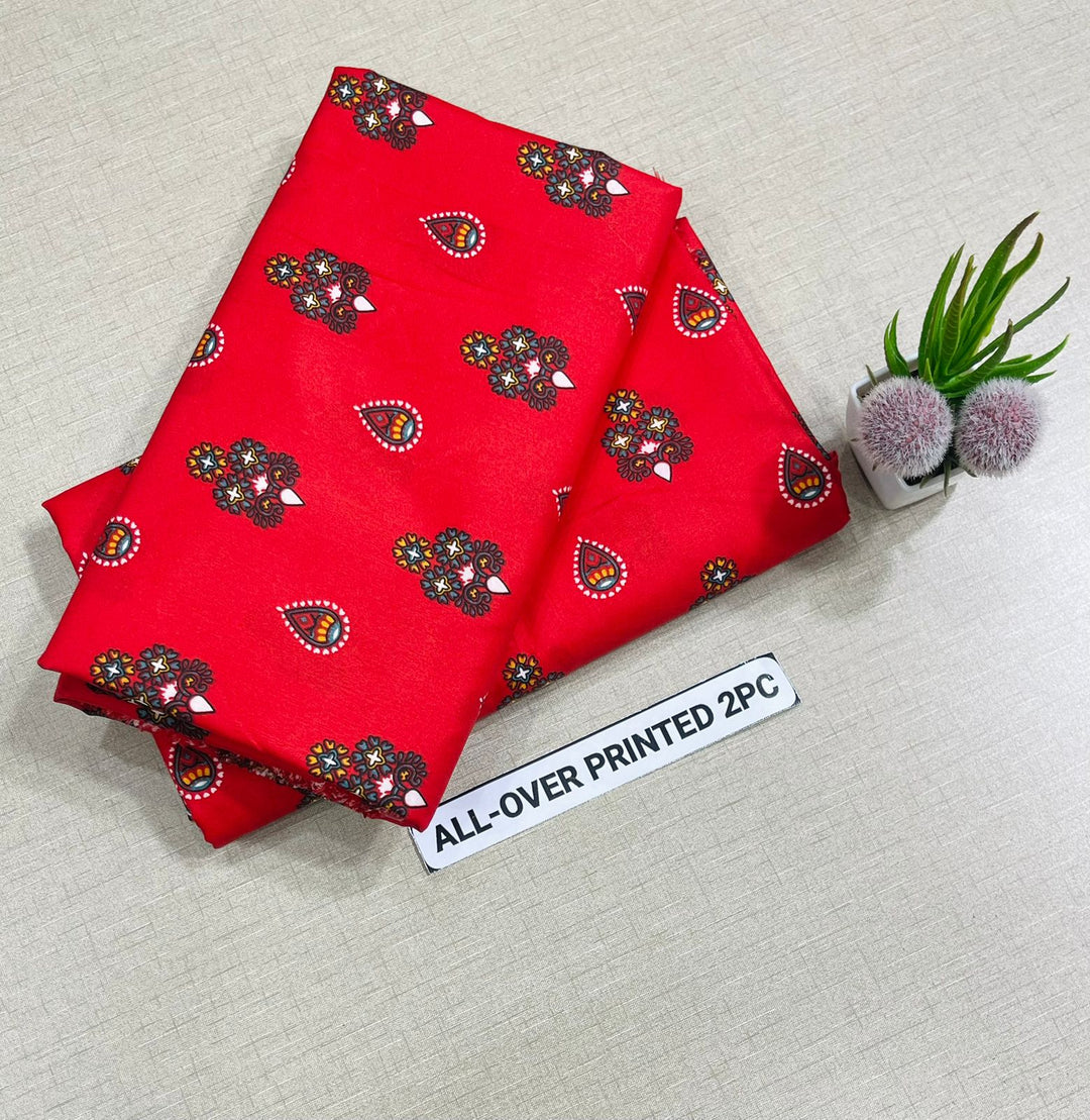 Summer Cotton All over 2pcs Premium Ruby Radiance
