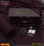 Carnivals Wash&Wear Boski Fabric for Men By Al-Karam in Wooden Box Alkaram Noble Maroon