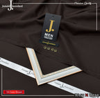 J. Junaid Jamshaid Online Premium Wash & Wear Suiting For Men CoCo Brown