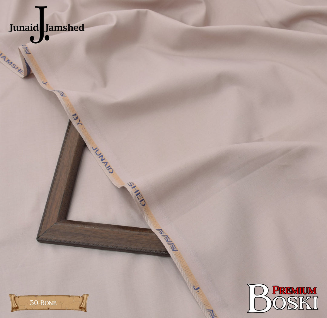 J. Junaid Jamshaid Online Premium Wash & Wear Suiting For Men Bone