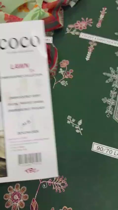 Summer Lawn Embroidery 3pcs Collection AYL3-10727