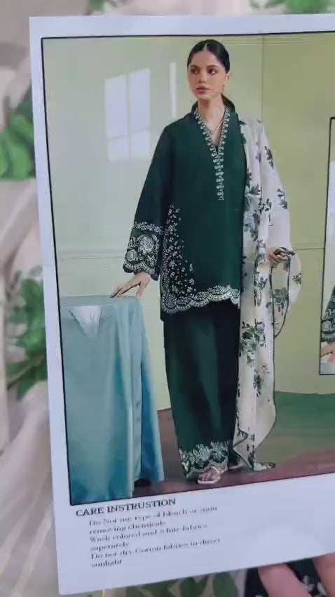 Summer Lawn Embroidery 3pcs Collection AYL3-10755