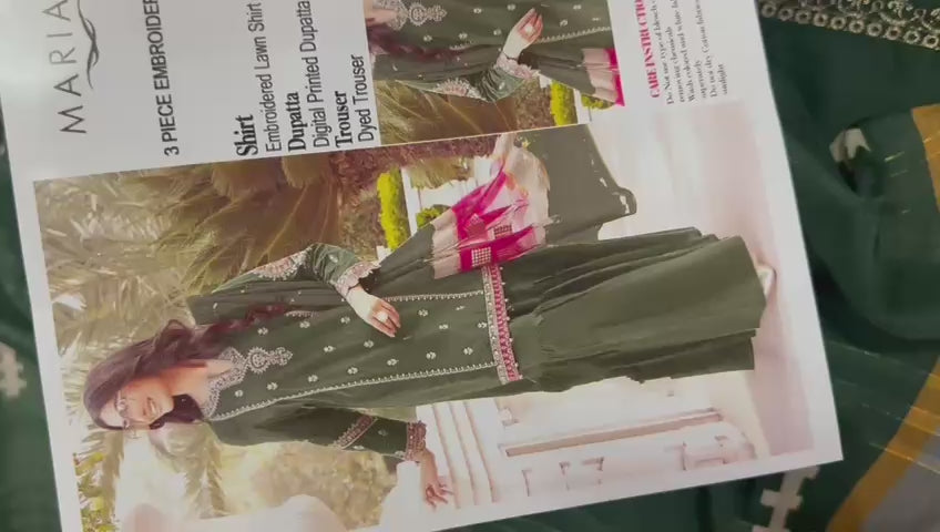 Summer Lawn Embroidery 3pcs Collection AYL3-10747