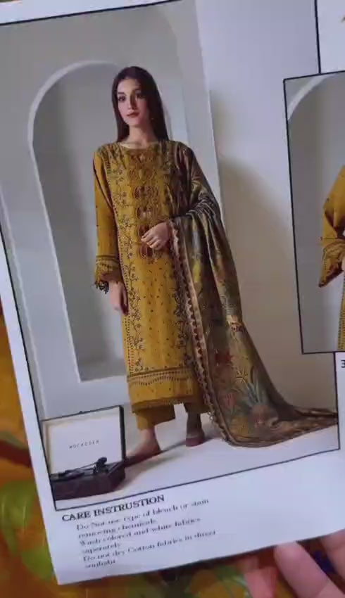 Summer Lawn Embroidery 3pcs Collection AYL3-10742