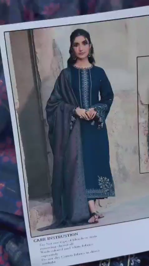 Summer Lawn Embroidery 3pcs Collection AYL3-10750