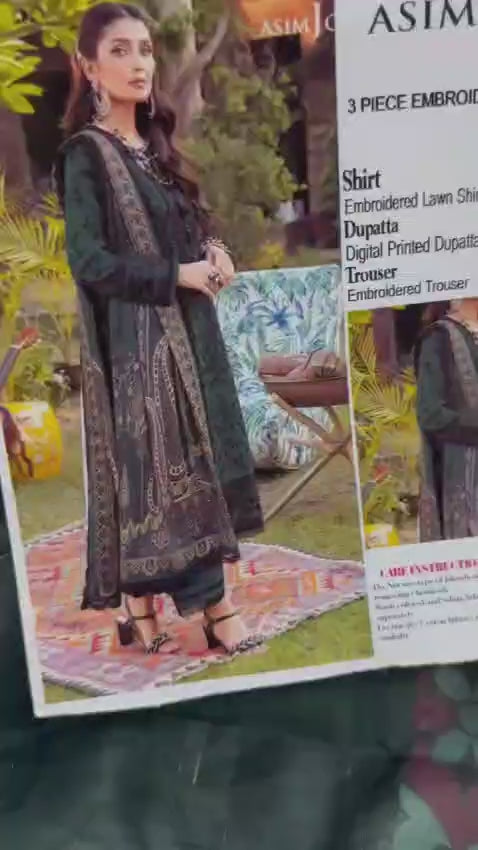 Summer Lawn Embroidery 3pcs Collection AYL3-10756