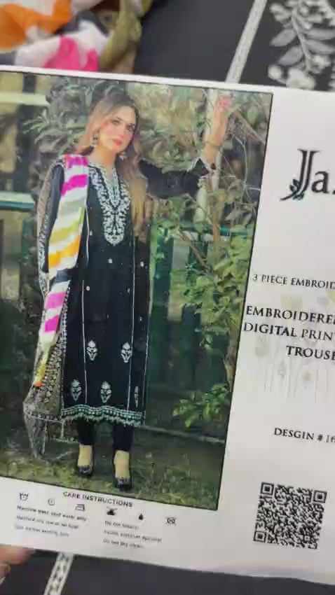Summer Lawn 3pcs Embroidery Collection AYL3-11023