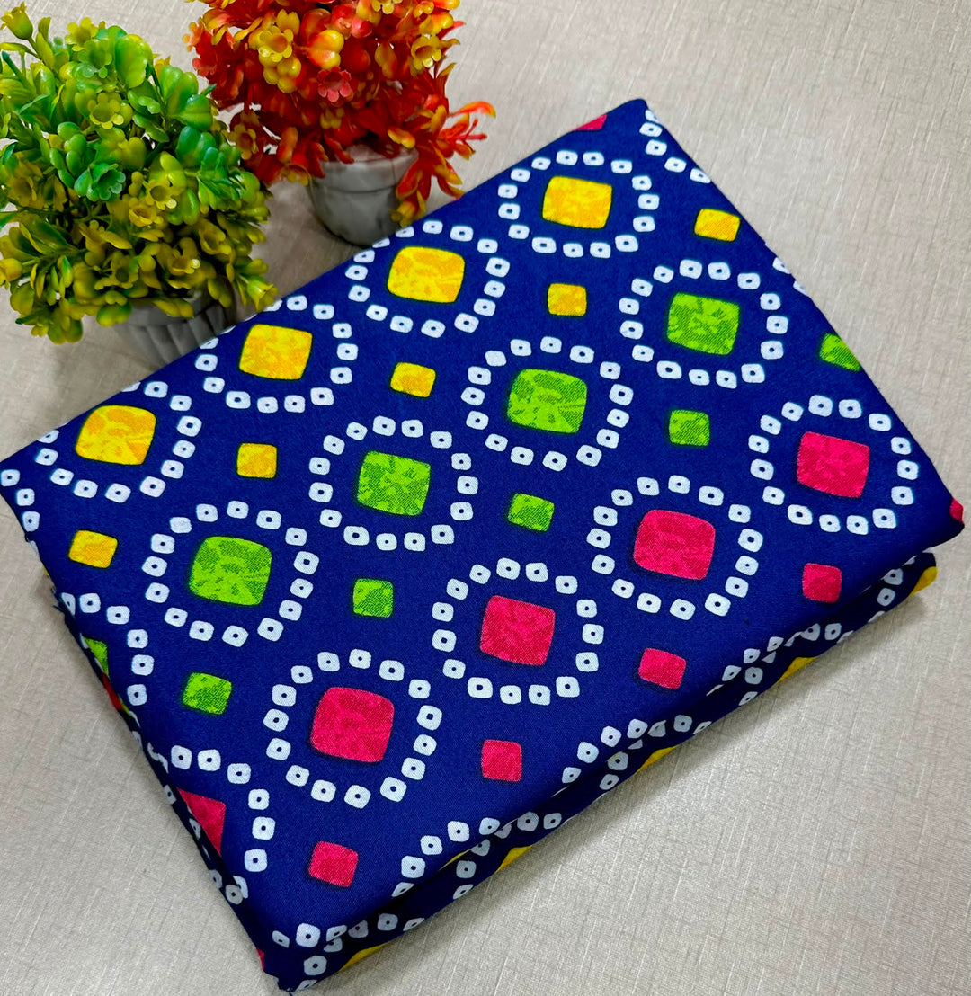 Summer Cotton All over 2pcs Premium Special Blue chunri
