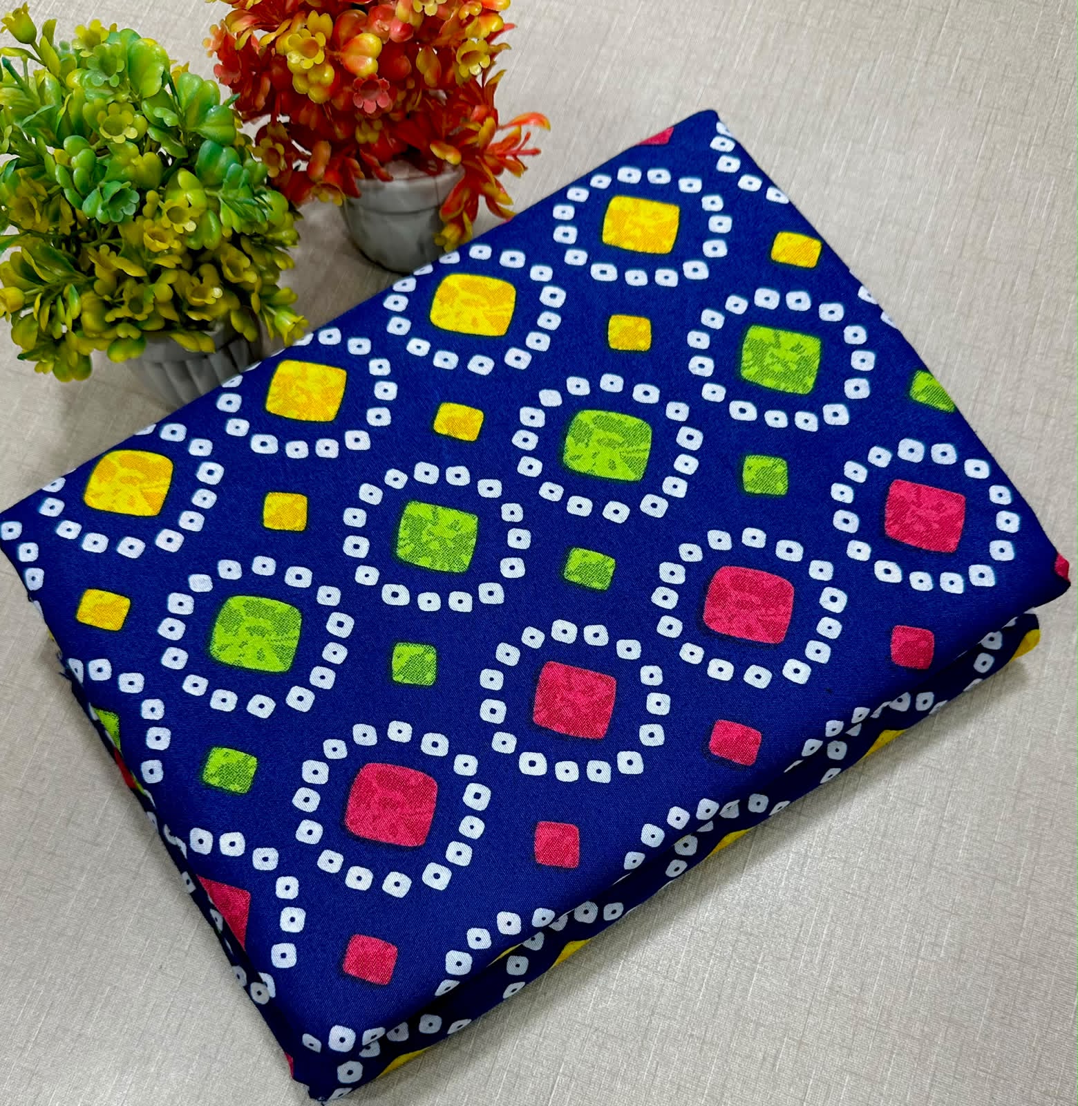 Summer Cotton All over 2pcs Premium Special Blue chunri