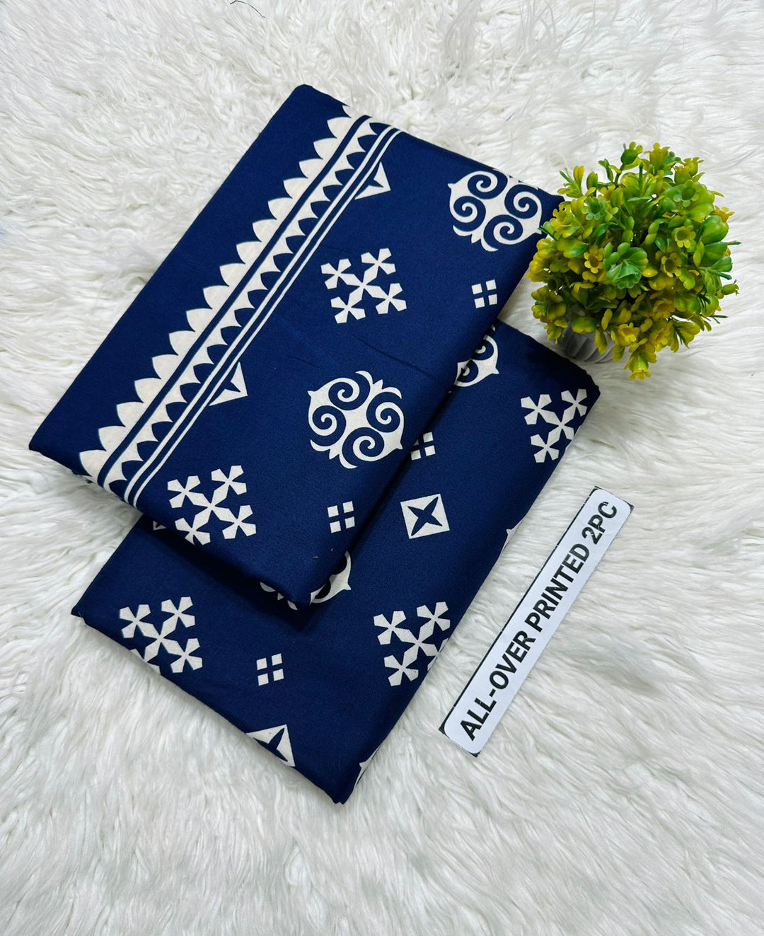 Summer Cotton All over 2pcs Premium Blue Taj NW