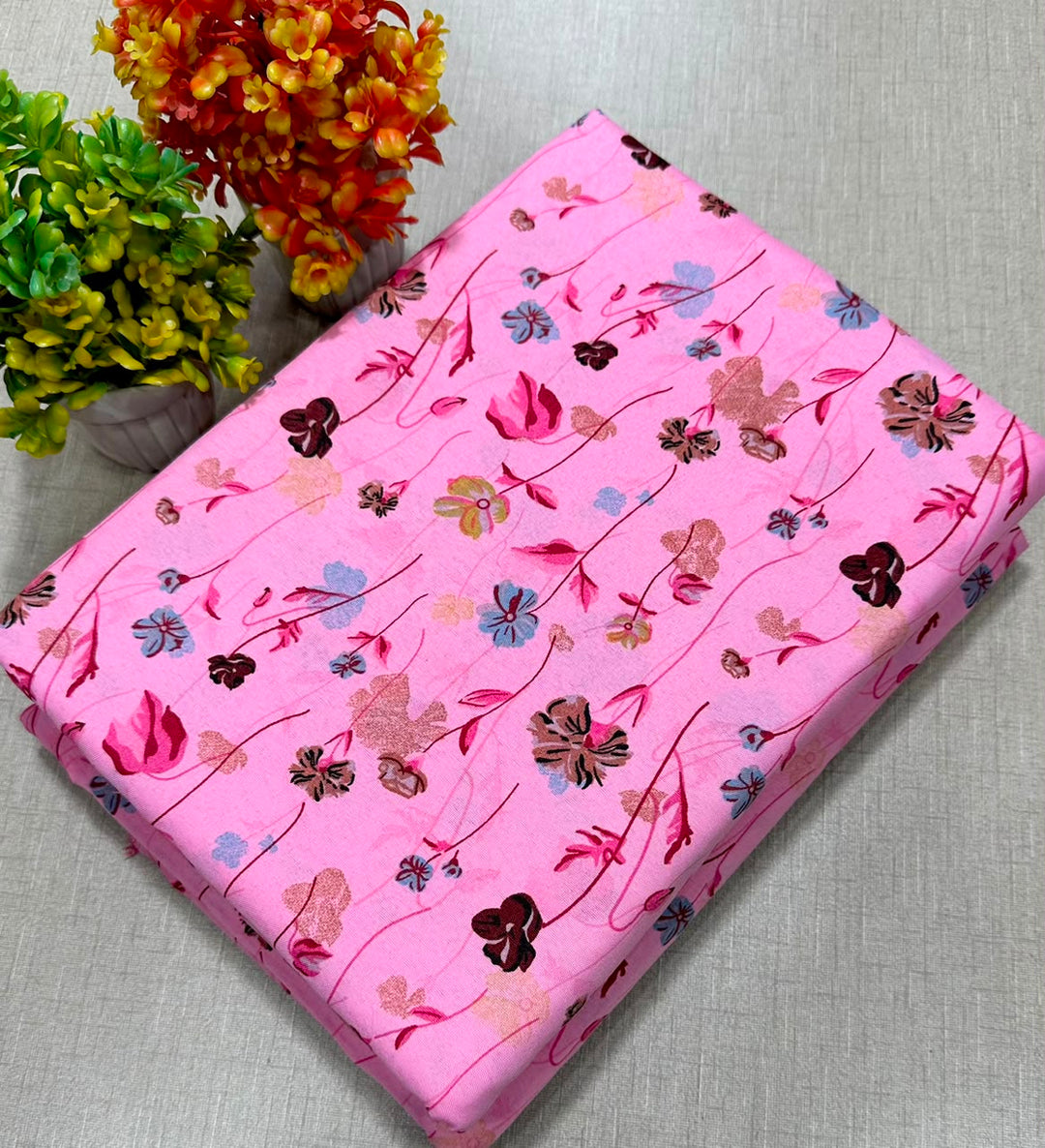 Summer Cotton All over 2pcs Premium DNT BTF Baby Pink