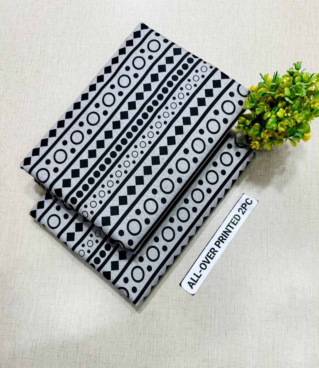 Summer Cotton All over 2pcs Premium BS Grey CHN