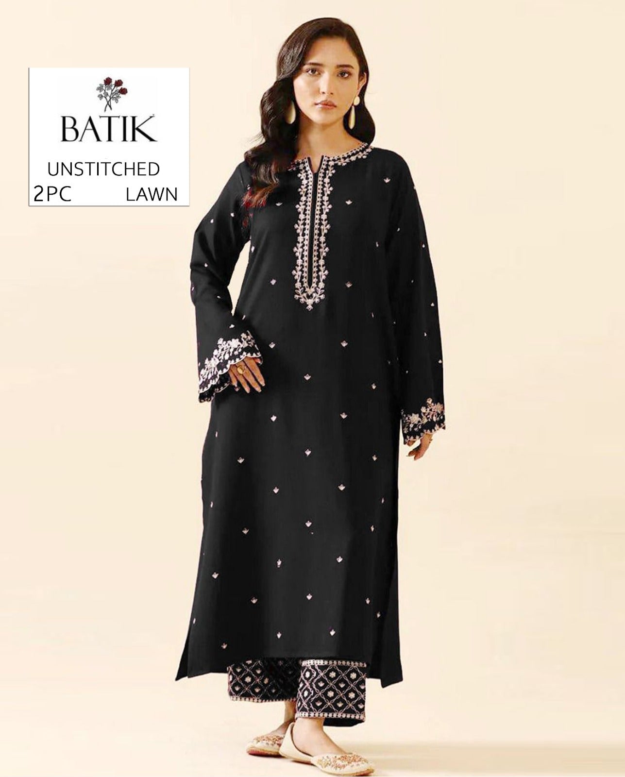 Premium Lawn Embroidery 2pcs AYAS1st 00802