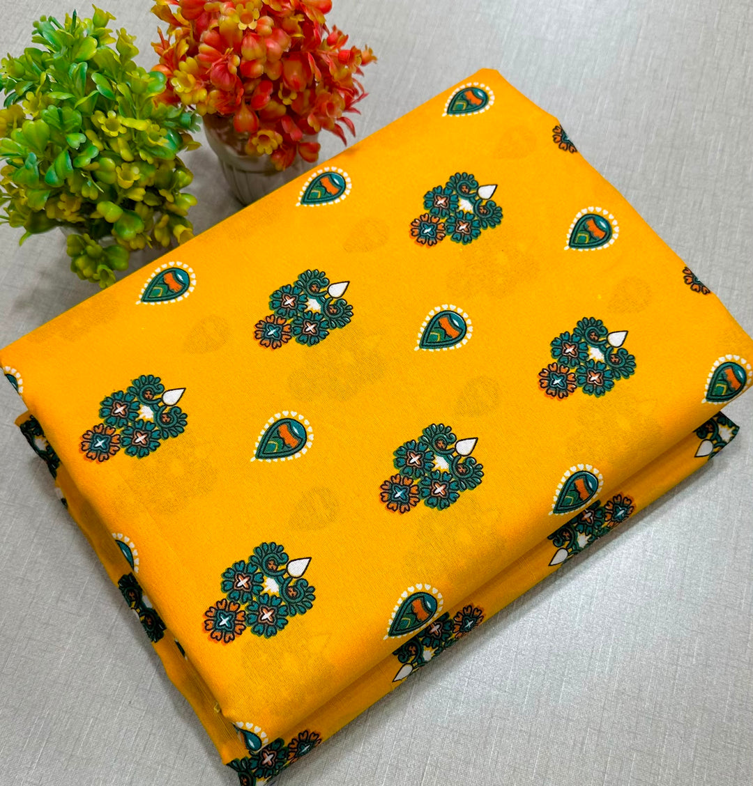 Summer Cotton All over 2pcs Premium Yellow TJ JMK