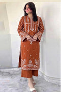Winter Dhanak Embroidery 2pcs Suit AY00122