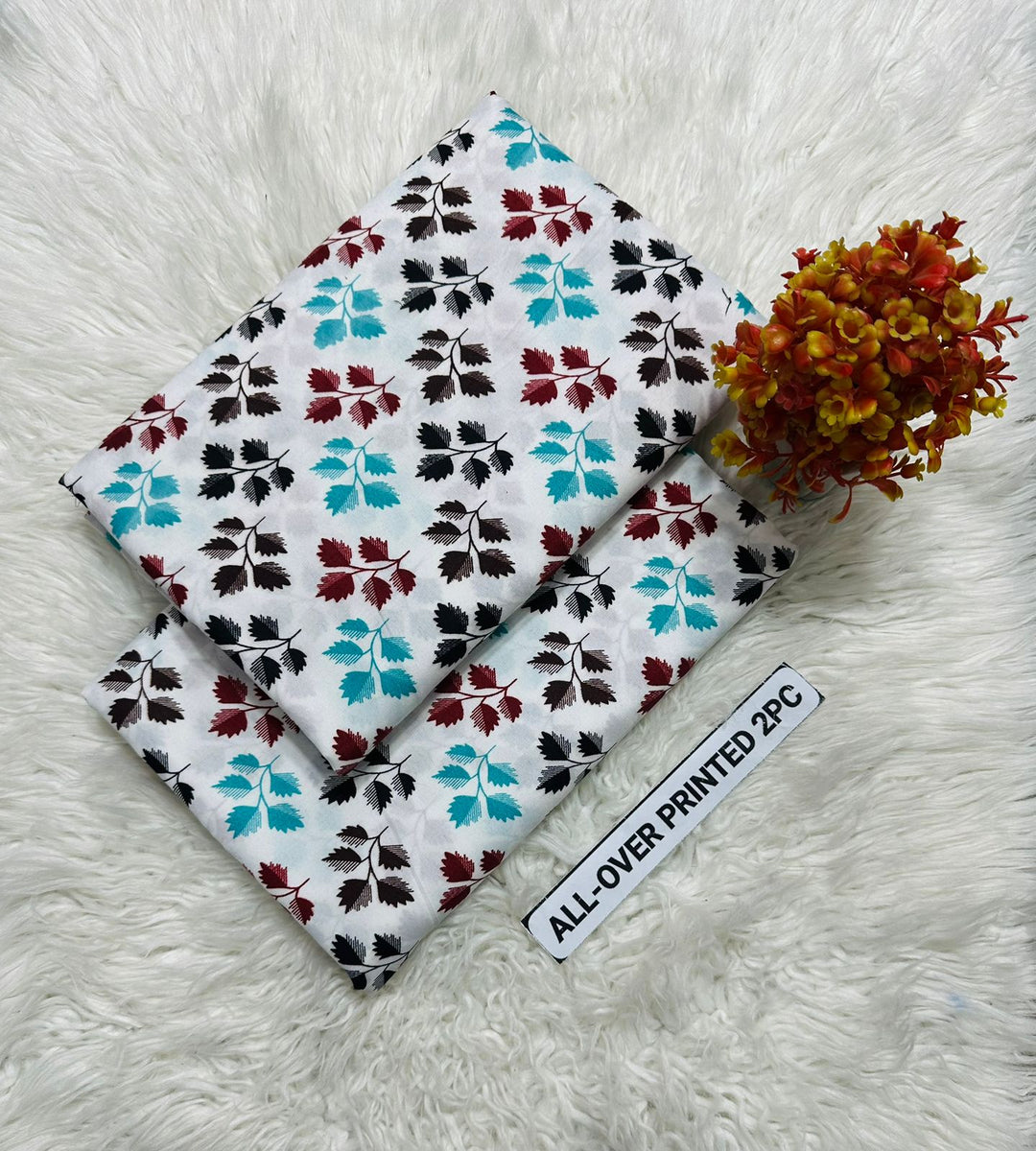 Summer Cotton All over 2pcs Premium White sky Flr Nw