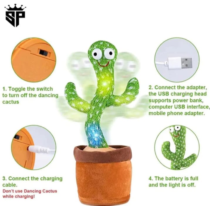 Dancing Cactus Baby Talking Toy