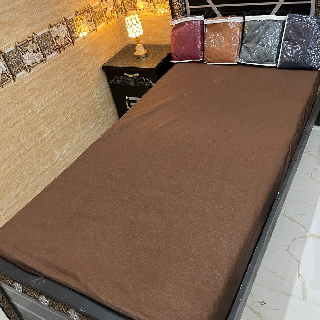 Terry Cotton Fitted Style Waterproof Mattress Protector Cover