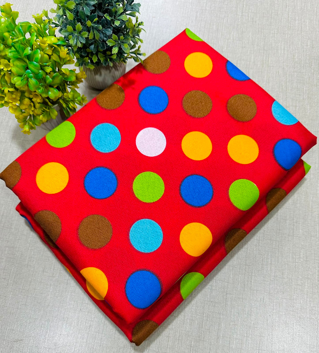 Summer Cotton All over 2pcs Premium Big Choco red