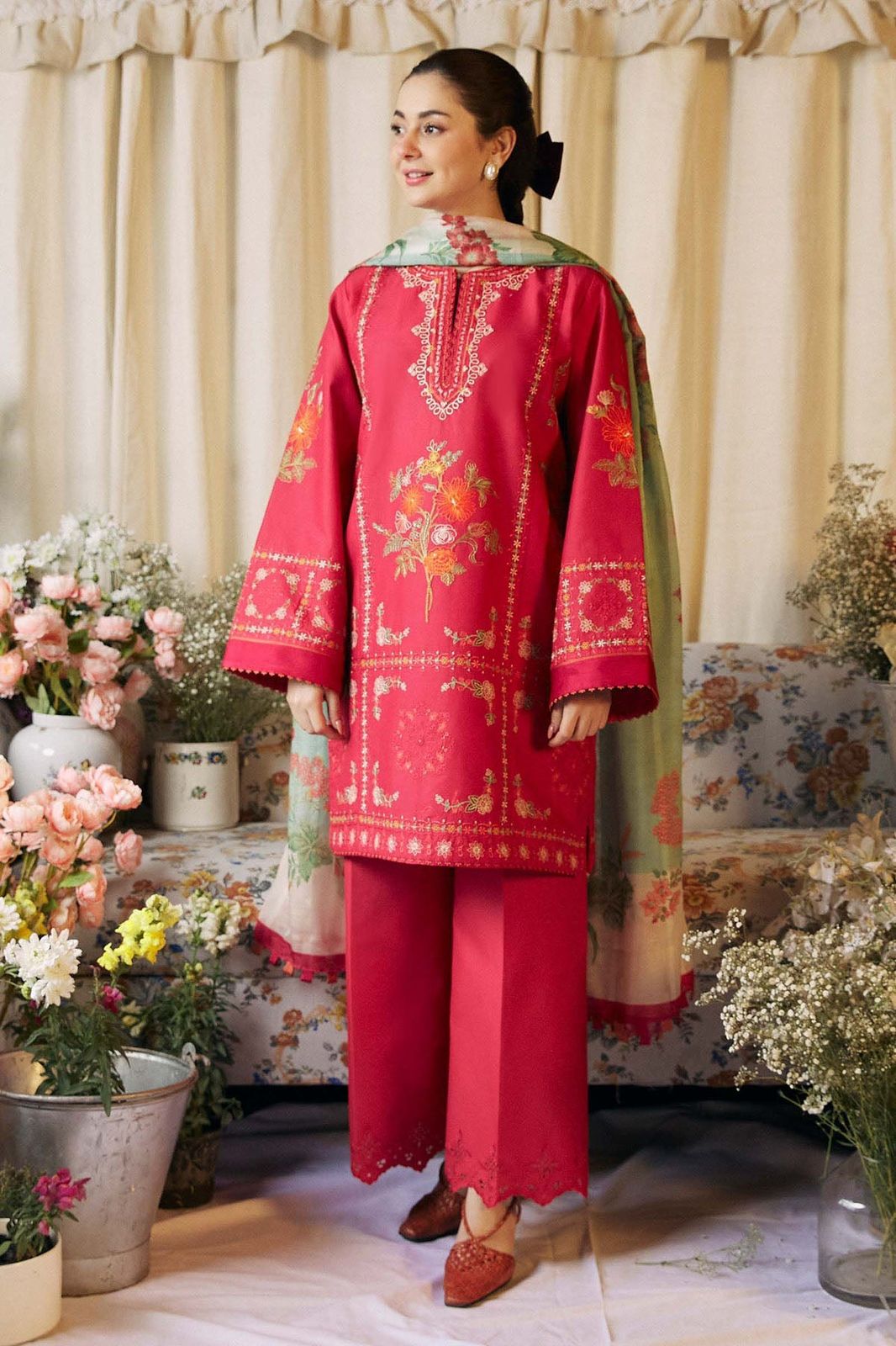 Summer Lawn Embroidery 3pcs Collection AYL3-10723