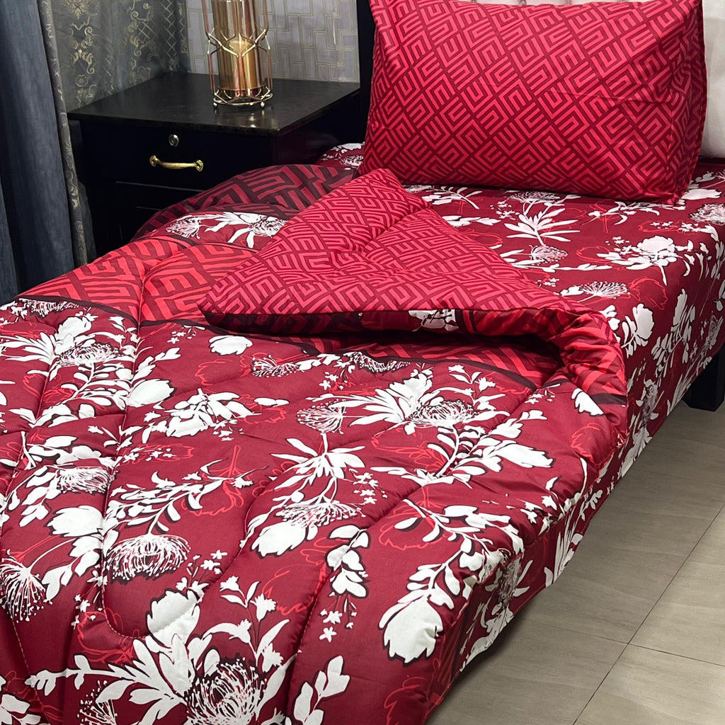 Single Bed Razai Set 3pcs AYRZS-00111