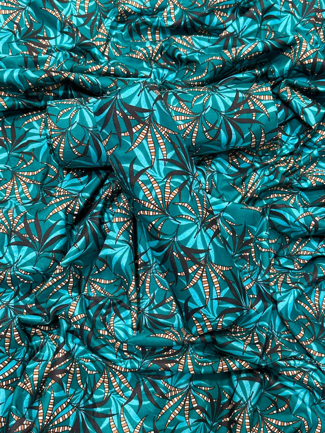 Micro Polo Cotton 2pcs Suit Green White SL Leaf