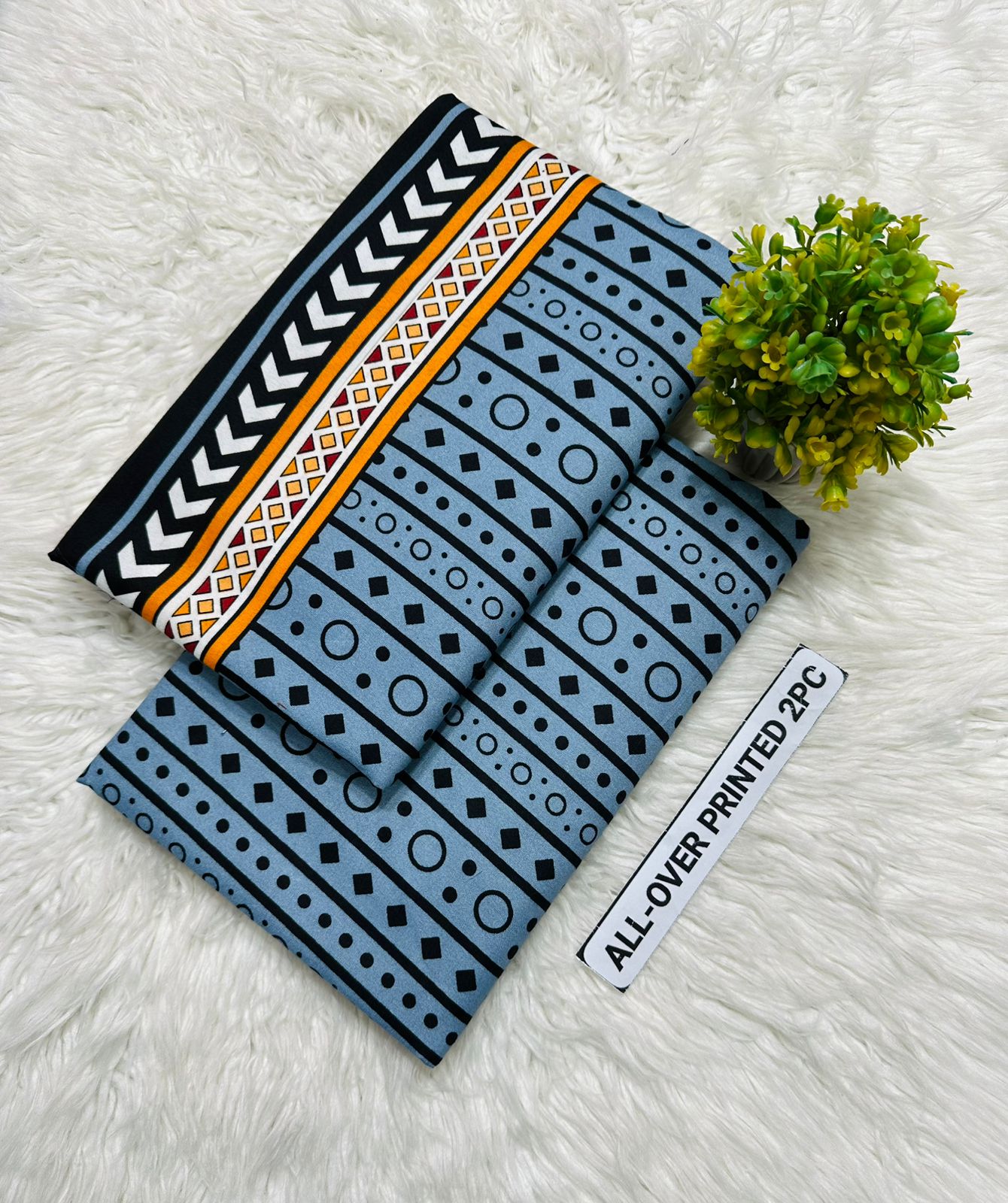 Summer Cotton All over 2pcs Premium NW BS Grey