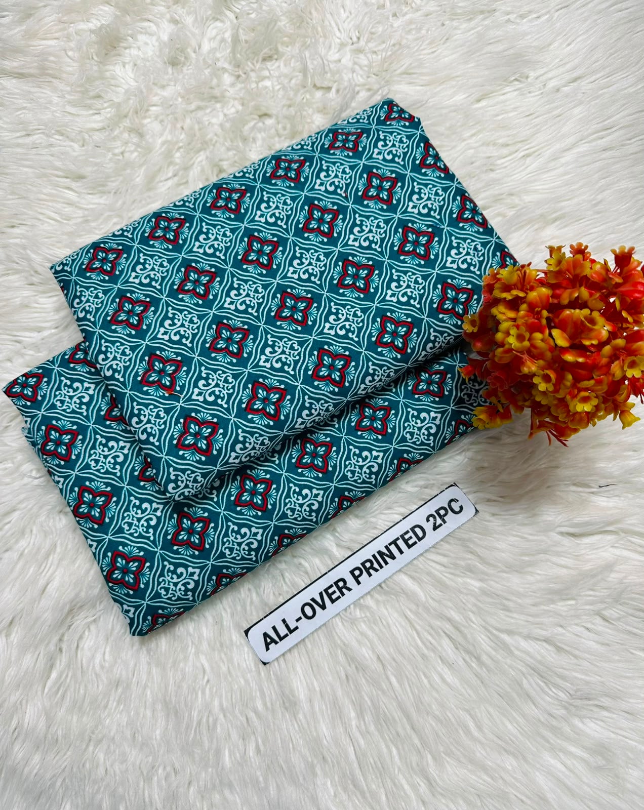 Summer Cotton All over 2pcs Premium Blue CHK NW
