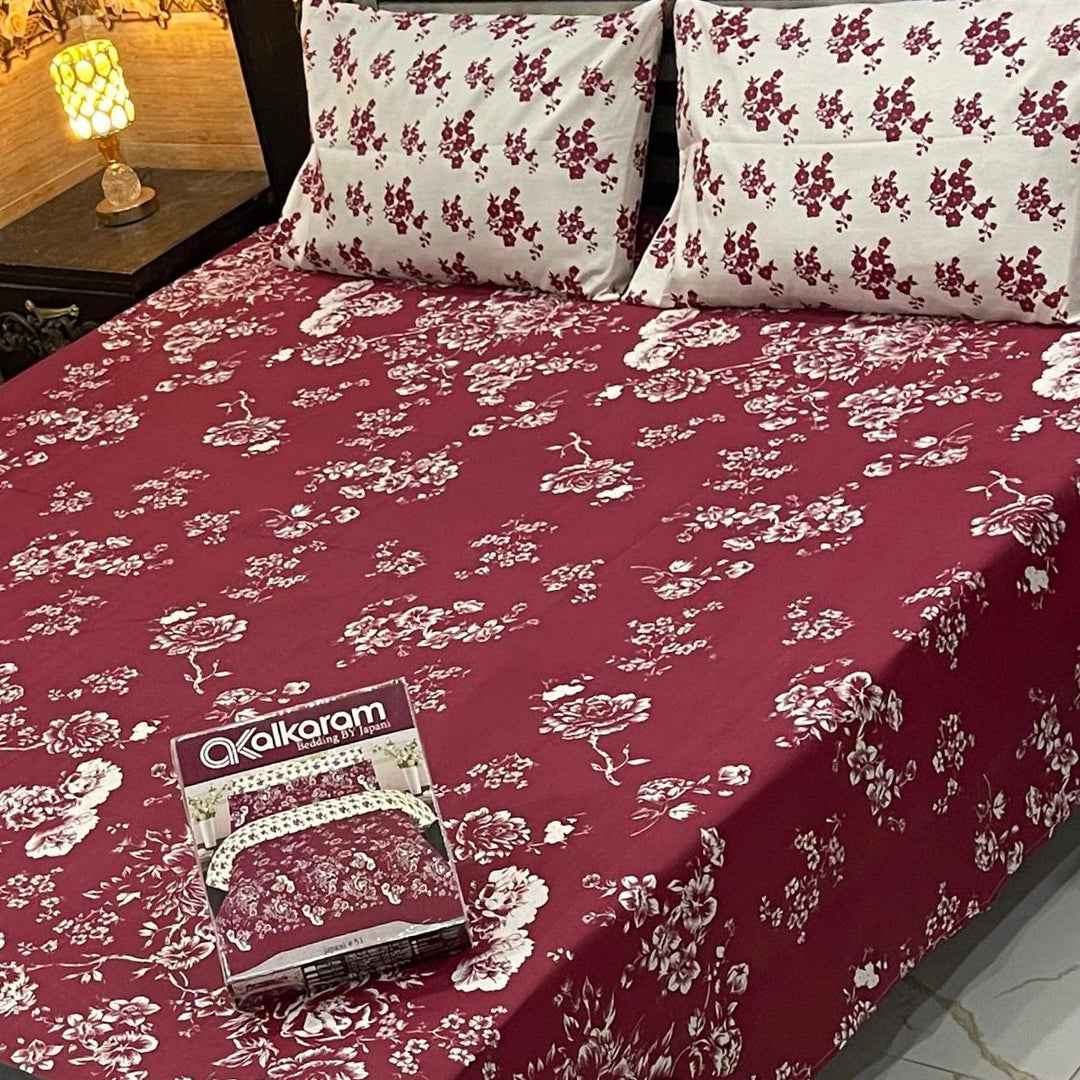 Cotton Salonika King Size Double Bedsheet AYDN-00210