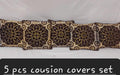 Luxury Velvet Jacquard Cushion Covers Pack of 5 AYCSH-00917