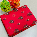 Summer Cotton All over 2pcs Premium Suit Red Sm Jewels