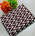Summer Cotton All over 2pcs Premium Zig Zag Brown Bj
