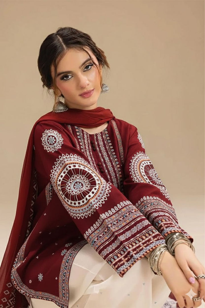 Summer Lawn Embroidery 3pcs Collection AYL3-10711