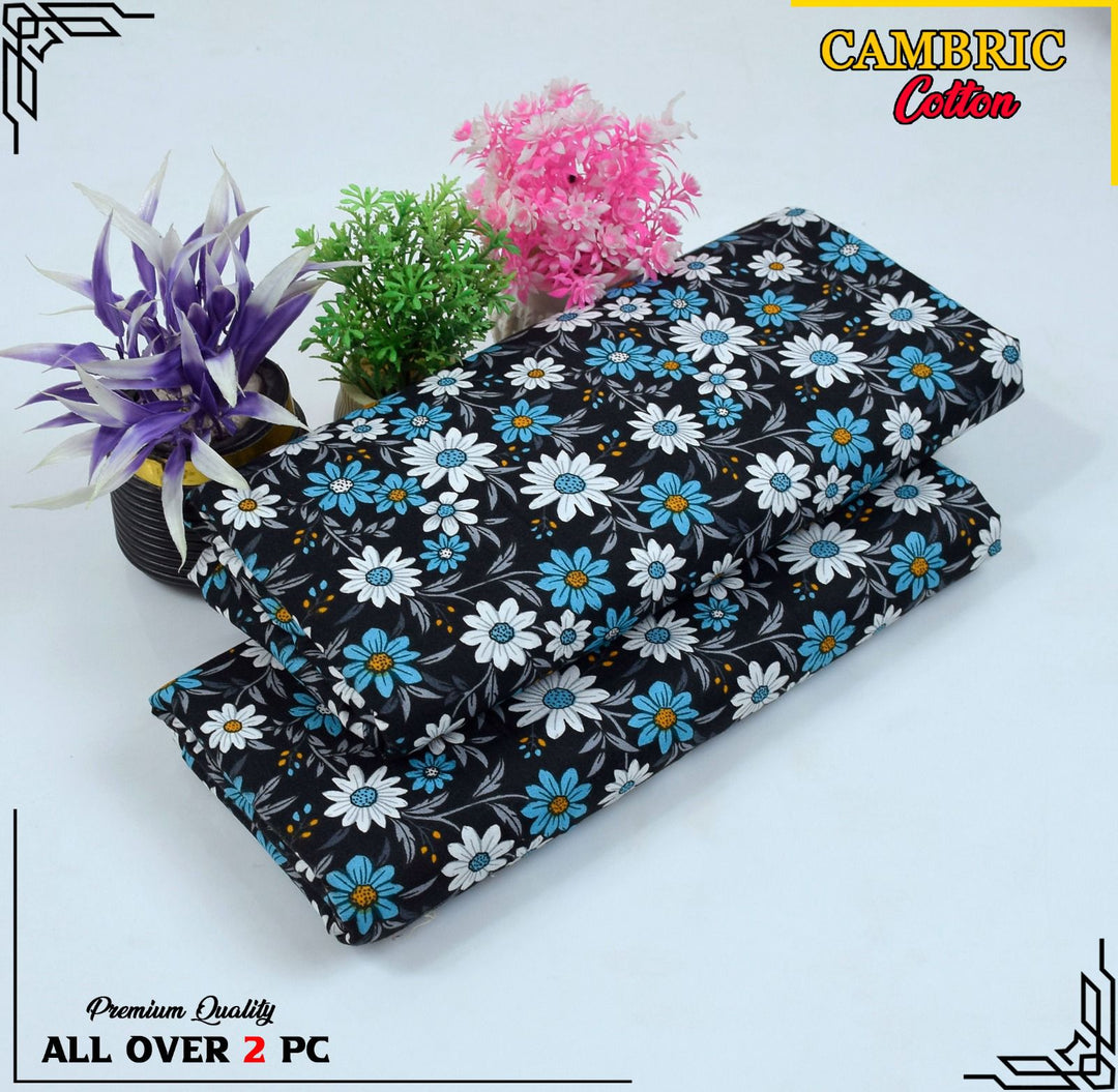 Micro Polo Cotton 2pcs Suit New Blue white